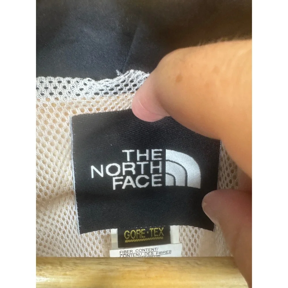 90s The North Face Mountain Light Gore-Tex Jacket Yellow Black Vintage Mens XL